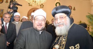 البابا تواضروس يهنئ وزير الأوقاف بعيد الأضحى المبارك