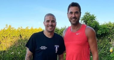 محمد زيدان برفقة الفنان أحمد عز فى صورة جديدة: شكرا على الغداء الرائع