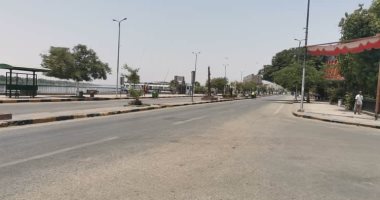 خلو الشوارع والحدائق من المحتفلين بعيد الأضحى فى أسوان.. صور