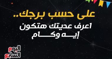 إنفوجراف.. على حسب برجك اعرف عديتك هتكون إيه وكام