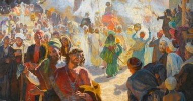 100 لوحة عالمية.. "موكب المحمل" لودفيك دويتش يوثق لرحلة حج المصريين