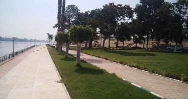 حدائق القناطر الخيرية وكورنيش النيل بلا زوار فى أول أيام عيد الأضحى.. صور