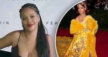 ريهانا تعترف.. إطلالتى فى Met Gala 2015 تشبه المهرج
