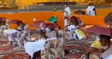 فيديو وصور جديدة لهطول أمطار غزيرة على الحجاج فى المزدلفة