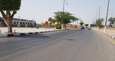 صور.. شوارع الأقصر خالية من مظاهر الاحتفال بالعيد نتيجة الحرارة المرتفعة