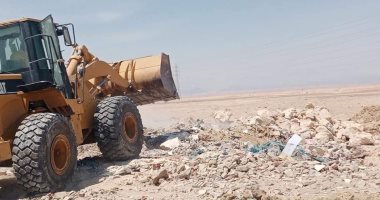 مجلس مدينه الغردقة: رفع 1600 رتش مبانى بالطريق الدائرى الأوسط.. صور 