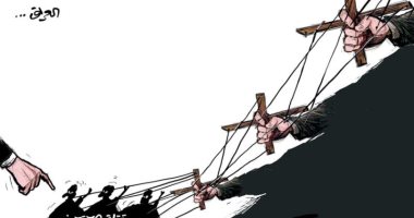 كاريكاتير صحيفة سعودية.. أصابع خارجية وراء مقتل المواطنين العراقيين