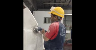 خاص لـ"اليوم السابع".. فيديو مراحل نحت تمثال "مصر بتنهض" المثير للجدل