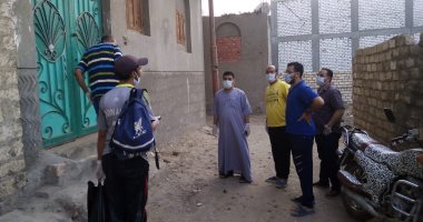 شباب العمودين بالمنيا ينفذوا تجربة الوعى الصحى ومساعدة مصابى كورونا 