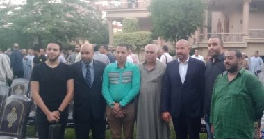 أحمد دياب في زيارة لأبو النمرس:أهالى الجيزة سيضربون أروع الأمثلة في الاقبال على التصويت