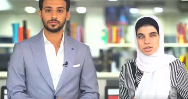 أولى المكفوفين مذيعة بـ"تلفزيون اليوم السابع" وتحاور وزير التعليم وفاروق الباز