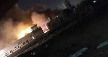  صور.. حريق ضخم بمطار مصراتة الدولى بليبيا دون أنباء عن خسائر بشرية
