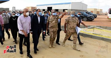 رئيس الوزراء يزور مدينة الأبحاث العلمية والتطبيقات التكنولوجية ببرج العرب الجديدة
