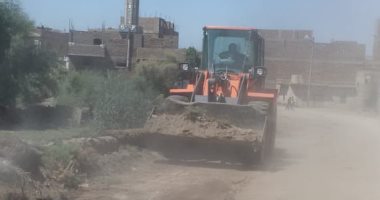 رفع 50 طن مخلفات بقرى مدينة الزينية شمال الأقصر