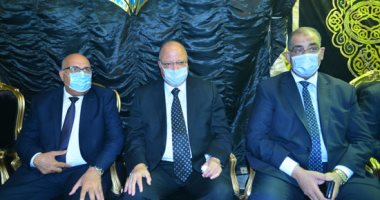 محافظ القاهرة ونواب بالبرلمان يقدمون واجب العزاء للنائب محمد المسعود فى وفاة نجله