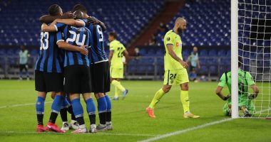 إنتر ميلان يطيح بخيتافى من الدورى الأوروبى ويتأهل لربع النهائى