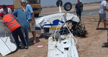 النيابة العامة تنتهى من معاينة موقع حادث طائرة الجونة