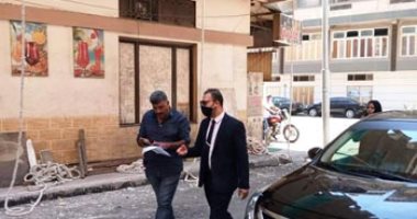 نائب المحافظ يتابع أعمال طلاء وجهات المبانى بمدينة دمياط.. صور