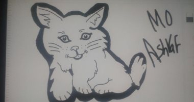 "محمد" يشارك اليوم السابع رسوماته وموهبته الفنية 