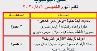 سلى ابنك مع القومى لثقافة الطفل بحكاية أبلة عطية واعرف تاريخ الأزهر الشريف أونلاين