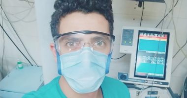 إسلام فنى تمريض بمستشفى المنصورة ضمن الجيش الأبيض فى مواجهة كورونا