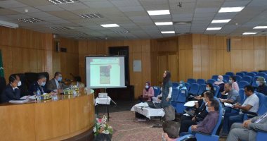 محافظ المنيا يتابع أعمال اللجان الفنية المشكلة لمعاينة العقارات والمبانى
