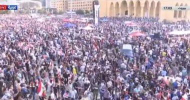 تجدد المواجهات بين المتظاهرين والأمن اللبنانى وسط العاصمة بيروت