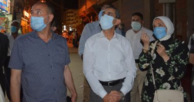 محافظ الغربية يتابع إخلاء سكان عقار آيل للسقوط بمدينة المحلة قبل انهياره.. صور
