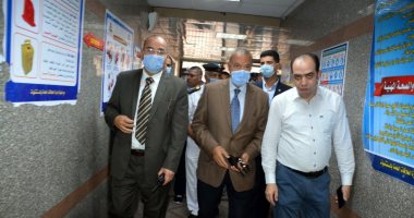 محافظ القليوبية ومدير الأمن يتفقدان مصابى حادث تصادم الطريق الإقليمى.. صور