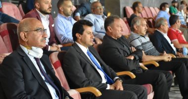وزير الرياضة يشهد مباراة الأهلي وانبي بعد استئناف الدوري الممتاز