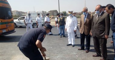 تعطل حركة المرور بالطريق الزراعى فى القليوبية بسبب تصادم سيارتين دون إصابات