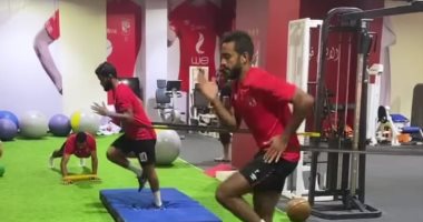 كهربا يواصل التدريبات فى التتش بعد غيابه عن مباراة القمة