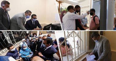صور .. وزير التعليم العالى يزور مكتب التنسيق المركزى.. كشف حرارى ومنع الدخول بدون الكمامة وطاقم طبى تحسبا لأى طارئ.. خالد عبد الغفار: انطلاق المرحلة الأولى للتنسيق 22 أغسطس.. والمنظومة ستعمل إلكترونيا