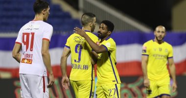 حمد الله يقود هجوم النصر أمام العدالة فى الدوري السعودي