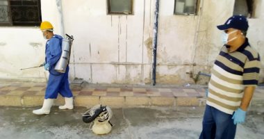 تنفيذ حملات تعقيم وتطهير لأحياء ومواقع بمدينة العريش ضد كورونا والقوارض