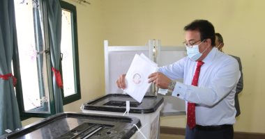 وزير التعليم العالى: انتخابات مجلس الشيوخ تجرى فى مناخ ديمقراطى.. صور