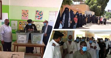 طوابير الناخبين بالصعيد تتحدى الصيف للمشاركة فى انتخابات مجلس الشيوخ.. كبار السن والسيدات يتصدرون المشهد.. وتوفير كمامات بالمجان وكراسى متحركة لذوى القدرات.. ومترجم إشارة لمساعدة الصم والبكم.. فيديو وصور