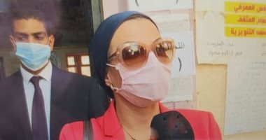 وزيرة البيئة تدلى بصوتها بانتخابات الشيوخ بمصر الجديدة.. وتؤكد: لازم كلنا ننزل