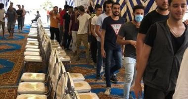 طوابير الشباب تتصدر المشهد فى لجان حدائق أكتوبر للتصويت فى انتخابات مجلس الشيوخ