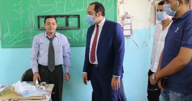 نائب محافظ المنوفية والسكرتير العام يتفقدان لجان انتخابات الشيوخ.. صور