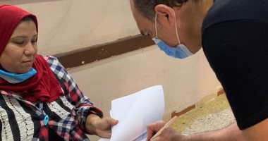 صور.. على ماهر يدلي بصوته في الانتخابات بمجلس الشيوخ في مصر الجديدة