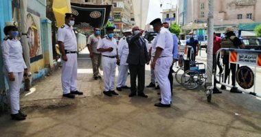 صور.. مدير أمن كفر الشيخ يتفقد محيط اللجان والمحافظ يشيد بالتواجد الأمنى