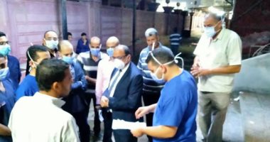 صور.. رئيس جامعة بنى سويف فى زيارة مفاجئة للمستشفى الجامعى
