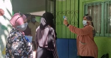 المواطنين يدلون بأصواتهم فى انتخابات مجلس الشيوخ ببورسعيد وسط إجراءات احترازية