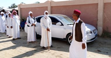 أهالى سيوة يدلون بأصواتهم وسط إجراءات التباعد الاجتماعى وارتداء الكمامات