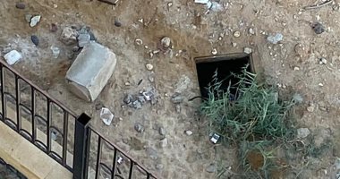 أهالى مدينة العاشر من رمضان يشكون من بلوعة بدون غطاء