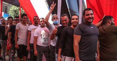 زحام أمام لجان شبرا قبل الاستراحة فى اليوم الثانى لانتخابات الشيوخ‎