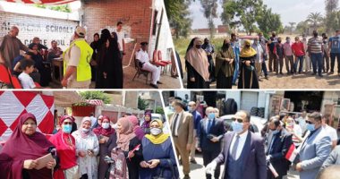 طوابير أمام اللجان الانتخابية بالإسكندرية ومحافظات الدلتا.. الحاجة فهيمة أكبر معمرة بالشرقية تدلى بصوتها: كلنا ورا مصر.. عجوز بالعكاز: يا شباب شاركوا بقوة علشان البلد.. وتطبيق الإجراءات الاحترازبة.. صور