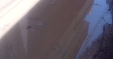 سيبها علينا.. أهالى قرية غمرين بالمنوفية يشكون انتشار مياه الصرف بالشوارع
