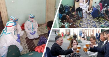 صور.. العالم هذا المساء.. تسريح العمالة الوافدة فى بيروت بعد تدهور الوضع الاقتصادى.. وزير الخارجية الأمريكى فى زيارة رسمية لمجلس الشيوخ التشيكى.. قتلى ومصابون فى حادث خروج قطار عن القضبان باسكتلندا